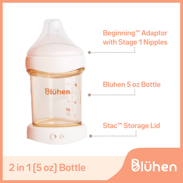 2 in 1 (5oz) Bluhen Baby Bottle