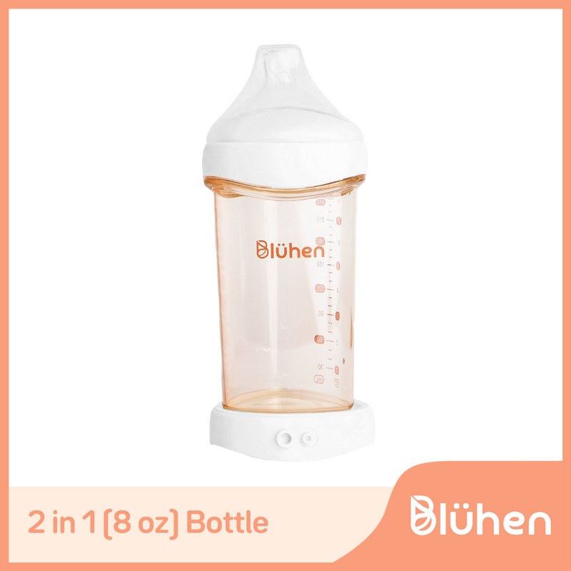 2 in 1 (8oz) Bluhen Baby Bottle