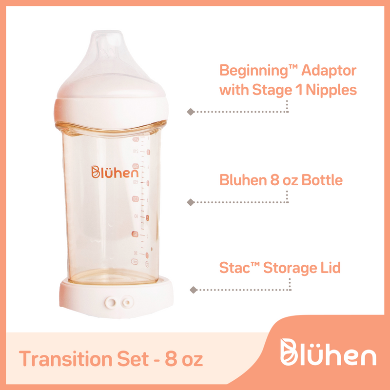 8 oz Baby Bottle Transition Set